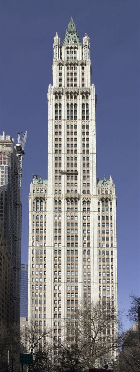 Woolworth Building W Nowym Jorku Usa Najwyższy Budynek świata W