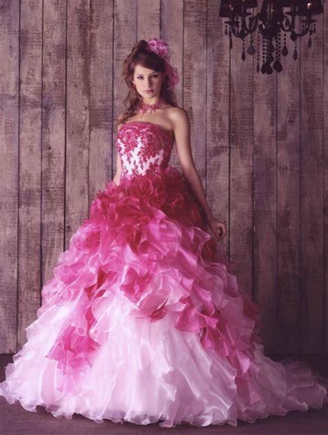 I Heart Wedding Dress Hot Pink Wedding Dress