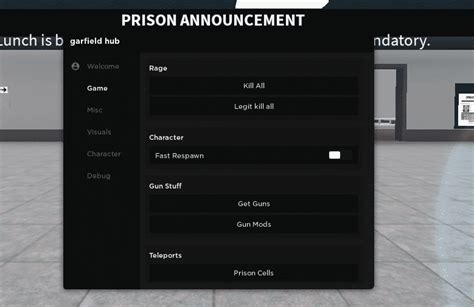 Prison Life Scripts RbxScript
