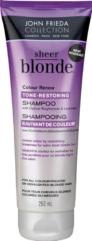 It is also one of the best toners for hair after highlights and keeps your highlights from fading, keeping the look on point, fresh from the saloon. John Frieda Sheer Blonde Color Renew Tone-Restoring ...