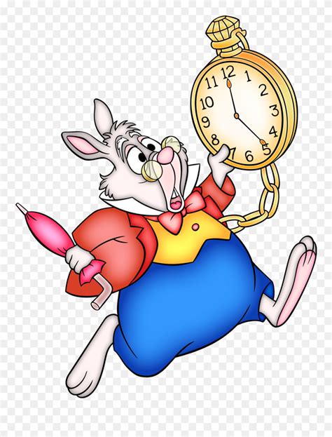 Clip Art Of Alice In Wonderland Alice In Wonderland Characters Rabbit