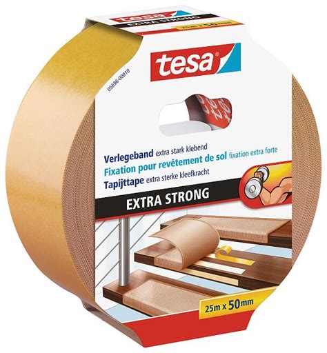 tesa® extra strong double sided adhesive tape permanent tesa