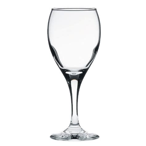 Libbey Teardrop White Wine Glasses 250ml Plimsoll Lined