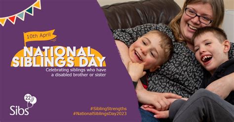 national siblings day 2023 sibs