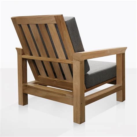 Monterey Teak Outdoor Club Chair Patio Furniture Teak Warehouse