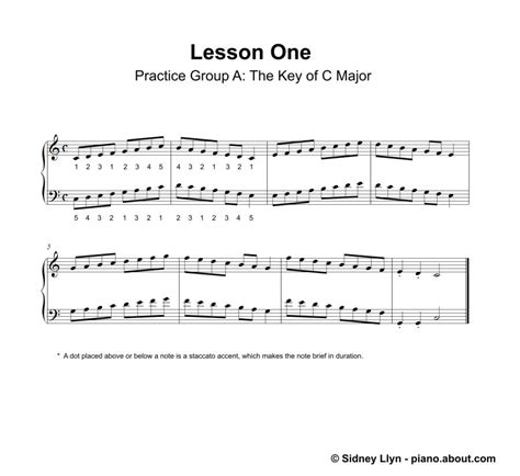 Printable Piano Lesson Book