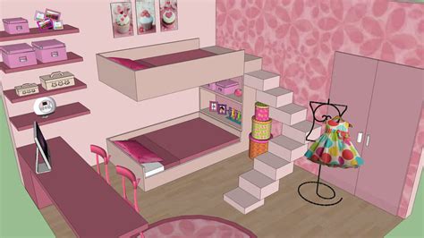 Pink Bedroom 3d Warehouse