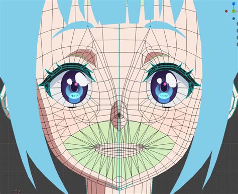 Ruki On Twitter 3d Anime 3d Topology Topology Face
