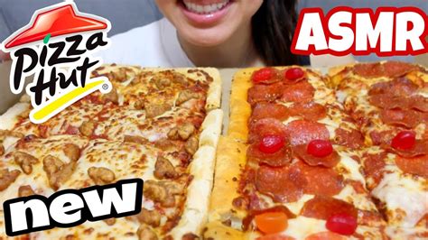 Asmr Pizza Hut Mukbang🍕 Giveaway New Double It Pepperoni Cheesy Pizza