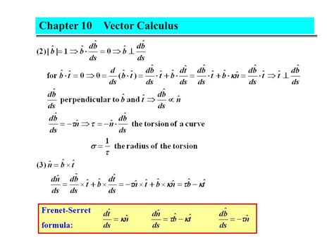 Vector Calculus Formulas At Collection Of Vector