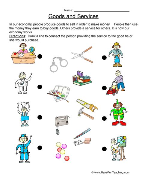 This regents review worksheet #1: NEW 360 FIRST GRADE WORKSHEET ON GOODS AND SERVICES ...