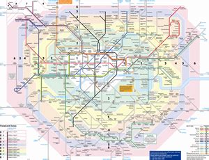 See more of the underground map on facebook. Map covering all the zones in London - Zones 1-6 | London ...