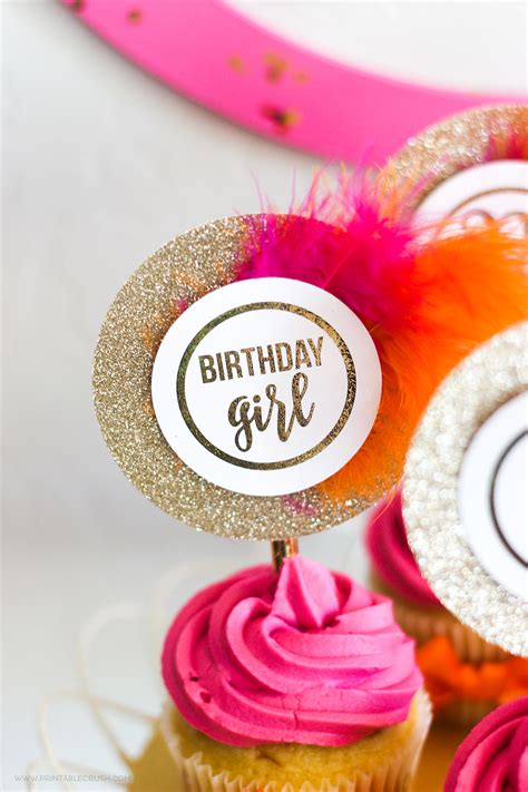 Elegant Girl Birthday Party Ideas Printable Crush