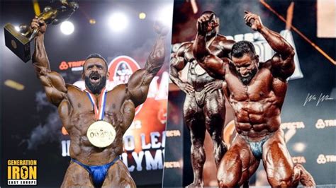 Hadi Choopan Of Iran Is 2022 Mr Olympia Champion Beats Derek Lunsford