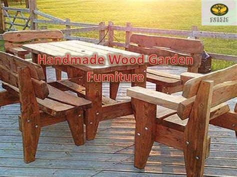 Solid wood sculpted rocking chair. Handmade Wood Garden Furniture
