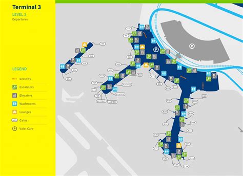 Terminal 3 Toronto Pearson Airport Yyz Gate Map