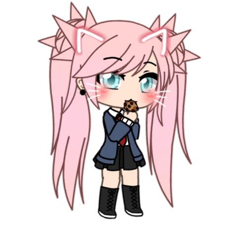 Gacha Life Pink Cat