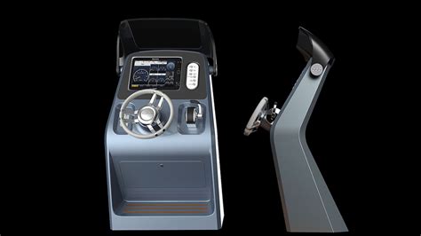 Steering Console Of The Superyacht Tender Design By Hbekradi Raymarine