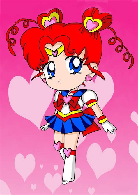 Chibi Chibi Moon Sailor Moon Art Sailor Mini Moon Sailor Chibi Moon
