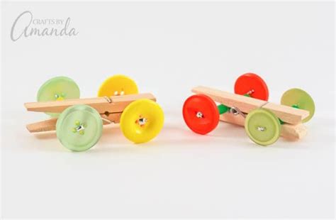 Clothespin Car An Easy To Make Boredom Buster Craft For A