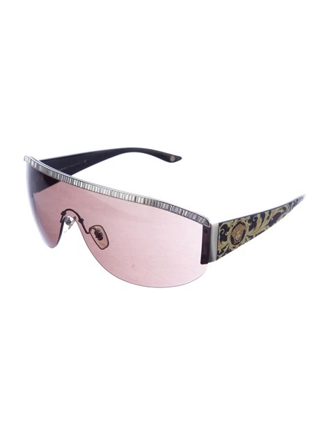Versace Medusa Shield Sunglasses Accessories Ves27119 The Realreal