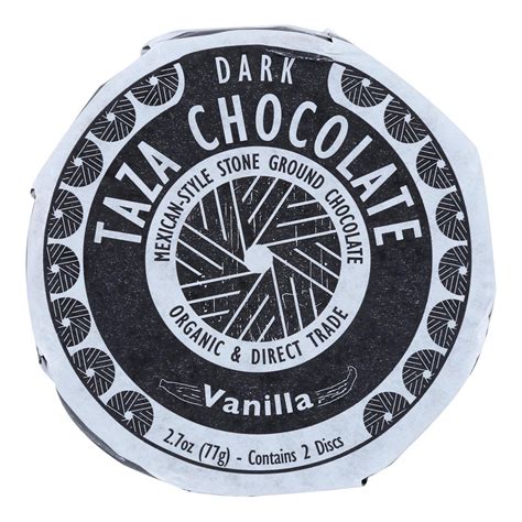 Taza Organic Vanilla Chocolate Mexicano Disc Ounce Per Case