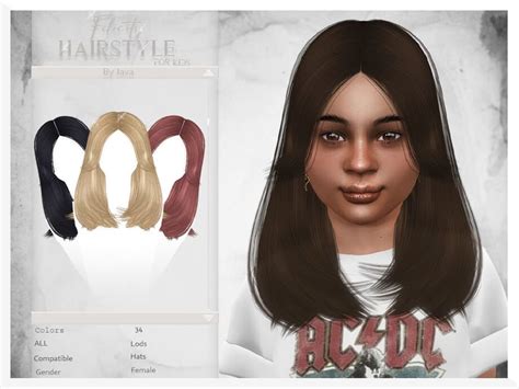 Sims 4 Felicity Child Hairstyle By Javasims At Tsr Kids Hairstyles