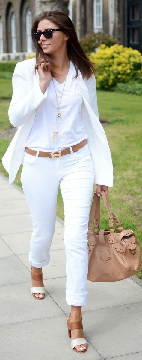 28 All White Casual Outfits Ideas Outfits Summer Fashion Style