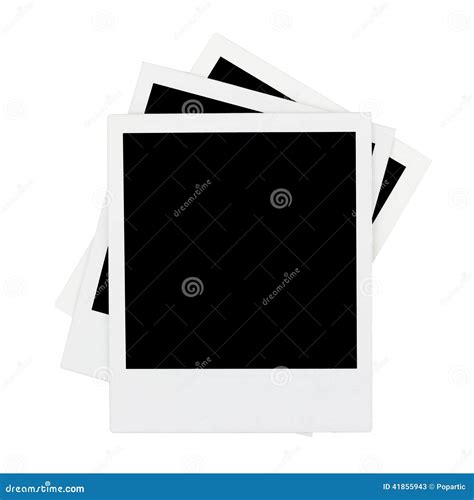 Three Polaroid Frames Stock Image Image Of Background 41855943