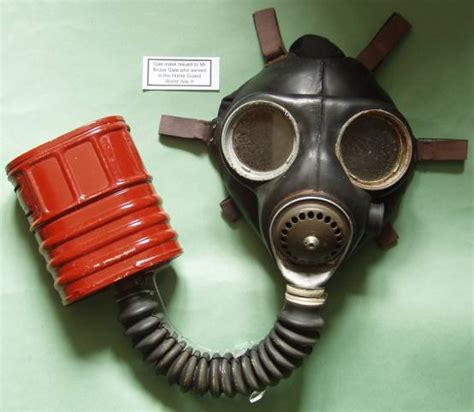 A World War 2 Gas Mask Market Lavington Museum