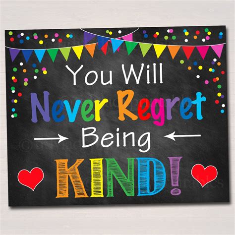 Classroom Kindness Poster Tidylady Printables