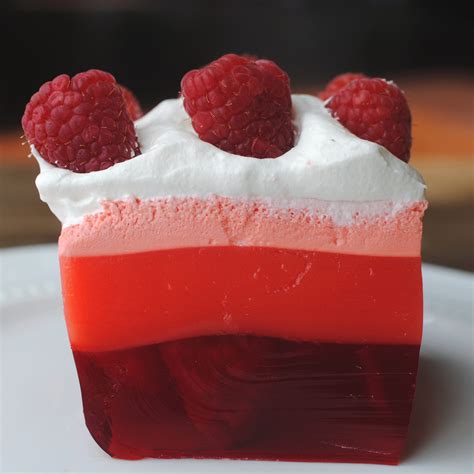 Low Calorie Layered Raspberry Jello Dessert Health Beet