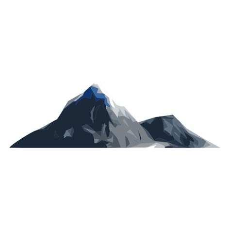 Abstract Mountain Scene