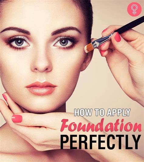 Steps On How To Apply Foundation