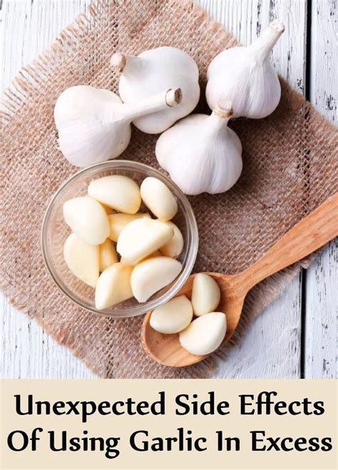 Garlic supplements help prevent and reduce the severity of common illnesses like the flu and common cold. 6 Unexpected Side Effects Of Using Garlic In Excess (With ...