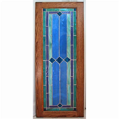 Browse 42 custom glass door cabinet on houzz. Hand Crafted Hartford - Stained Glass Cabinet Insert by A ...