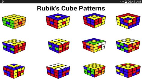 Aplicacion De Patrones Cubo Rubiks 3x3x3 Rubiks Cube Patterns Youtube