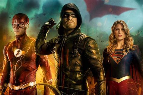 the flash arrow and supergirl crossover dates announced tv guide