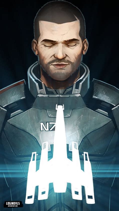 Commander Shepard Mass Effect By Loginovls Mass Effect Mass