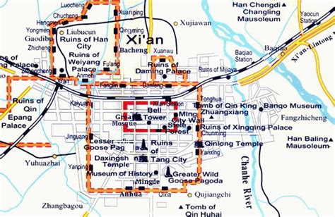 Xian Maps China Discover