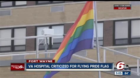 Indiana Va Hospital Temporarily Removes Military Flags To Fly Lgbt
