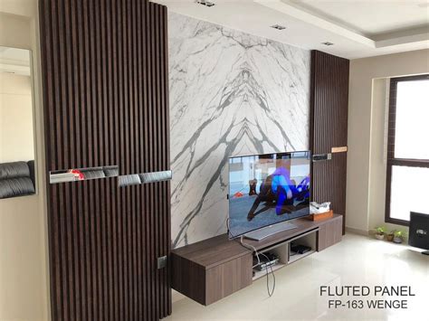 Fasade® echo pvc backsplash panel quickly and easily transform any room with their unique, architectural design. TV feature wall design panel | Gallery | Interior wall ...