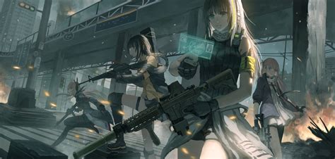 Share the best gifs now >>>. Wallpaper ID: 107850 / anime, Girls Frontline, gun, girls with guns, m4a1 (girls frontline)