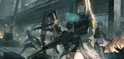 Anime girls with guns part 370. Wallpaper ID: 107850 / anime, Girls Frontline, gun, girls with guns, m4a1 (girls frontline)