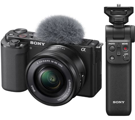 Sony Zv E10l Mirrorless Vlogging Camera 16 50 Mm Oss Lens And Gp Vpt2bt