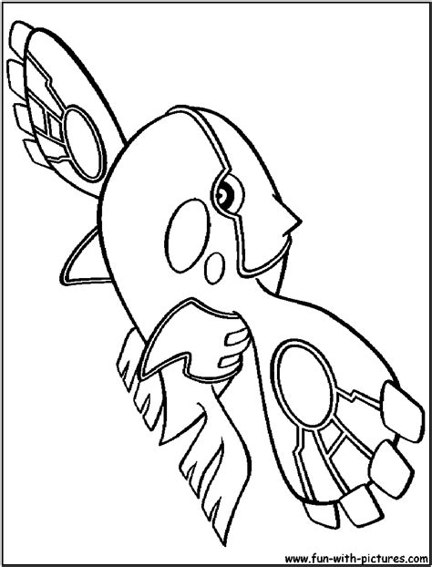 Primal Kyogre Coloring Pages - Free Coloring Pages