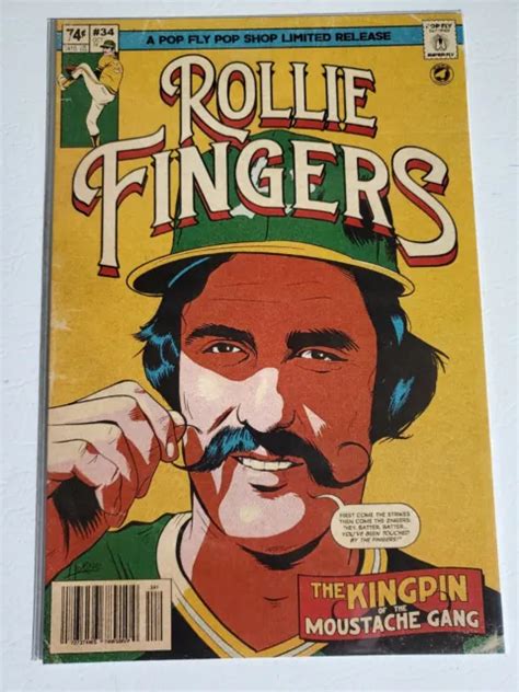 Rollie Fingers 1972 1974 Oakland As Limited Edition Pop Fly Art Print