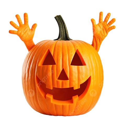 Jack O Lantern High Five Pose Halloween Jack O Lantern Pumpkin Face
