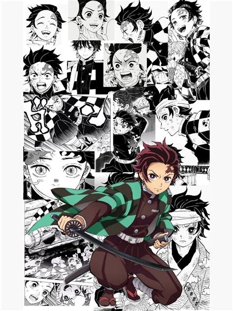 Tanjiro Collage Sticker For Sale By Darshancreation Redbubble