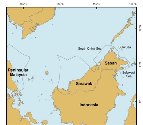 Map Of Malaysia Showing Borneo Maps Of The World Sexiz Pix